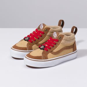 Vans Erkek Çocuk Mid Ayakkabı Scout Racer Mid Beyaz | 88048-923